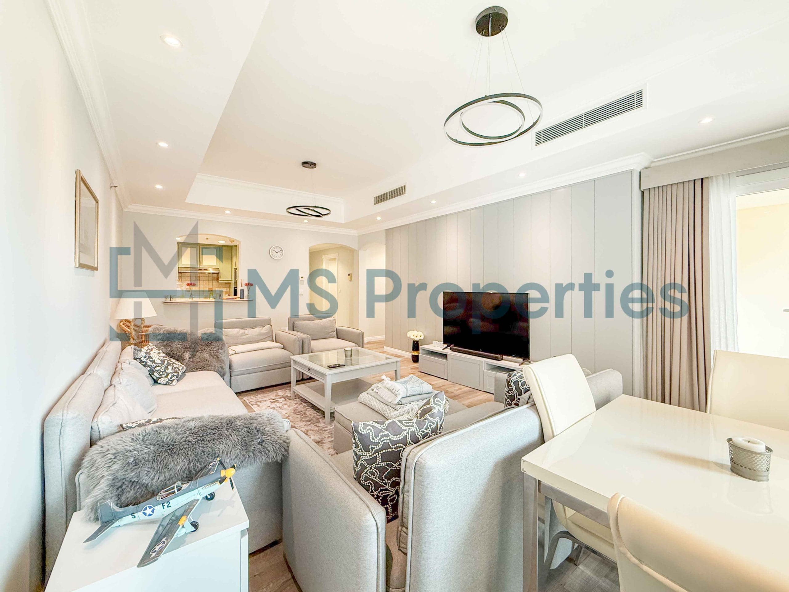 Modern 2BHK Apartment with Huge Balcony View