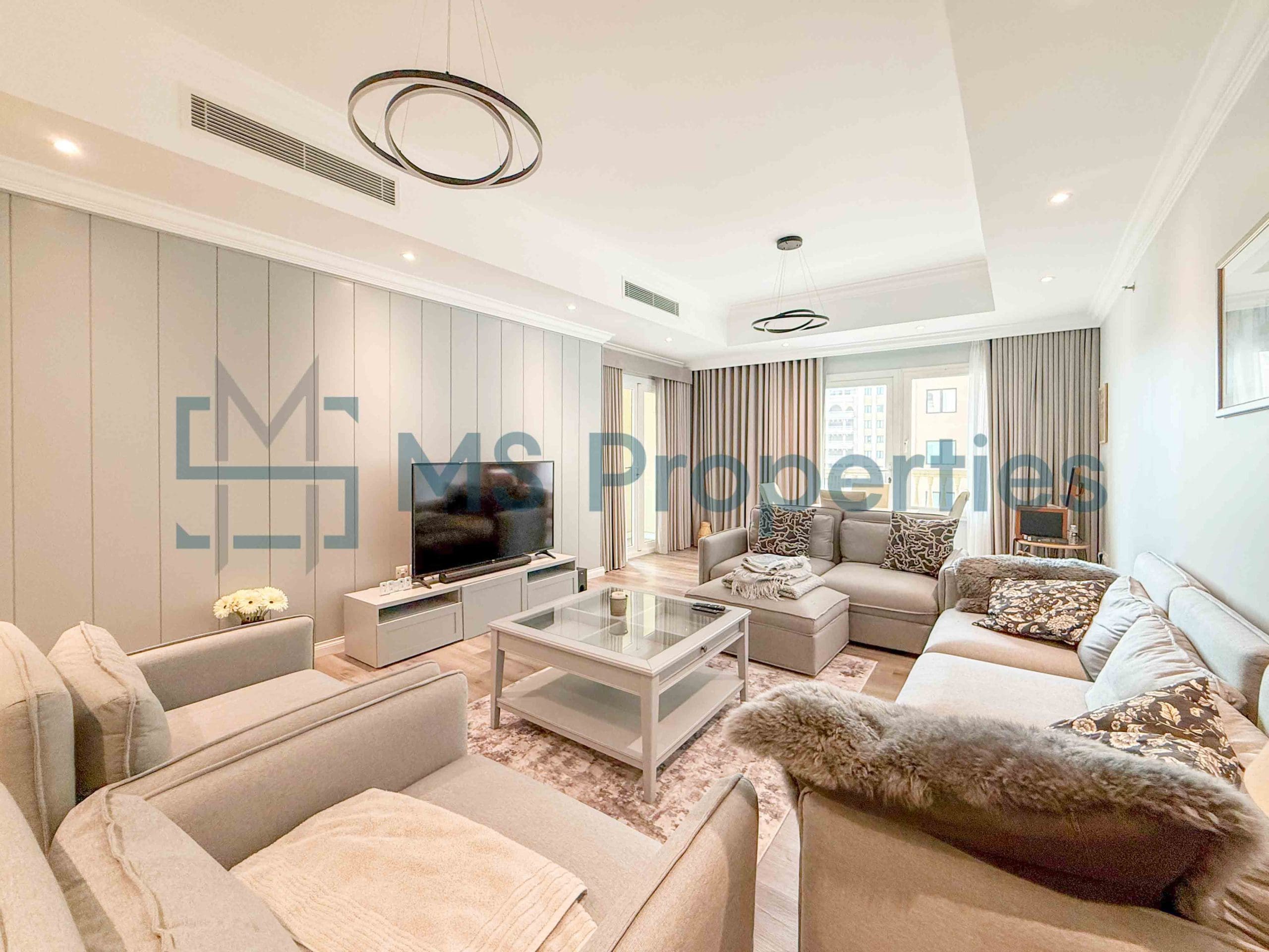 Modern 2BHK Apartment with Huge Balcony View