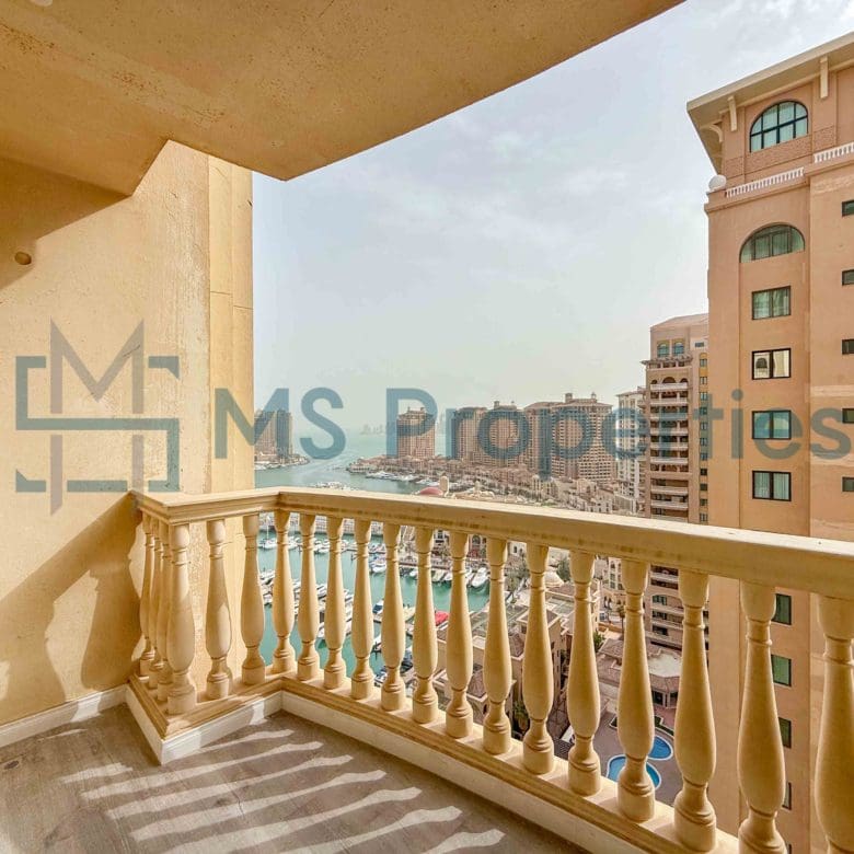 Modern 2BHK Apartment with Huge Balcony View