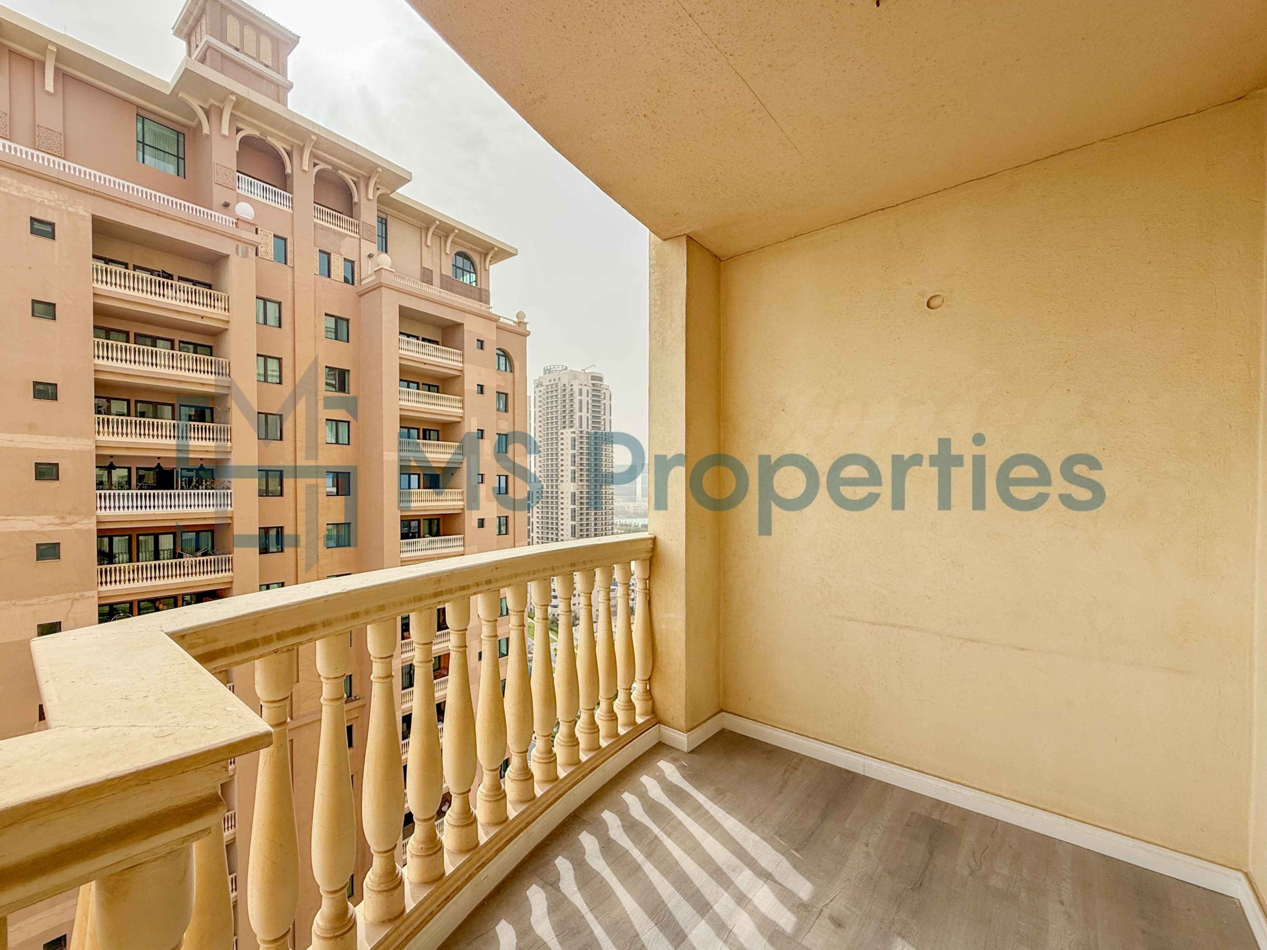 Modern 2BHK Apartment with Huge Balcony View