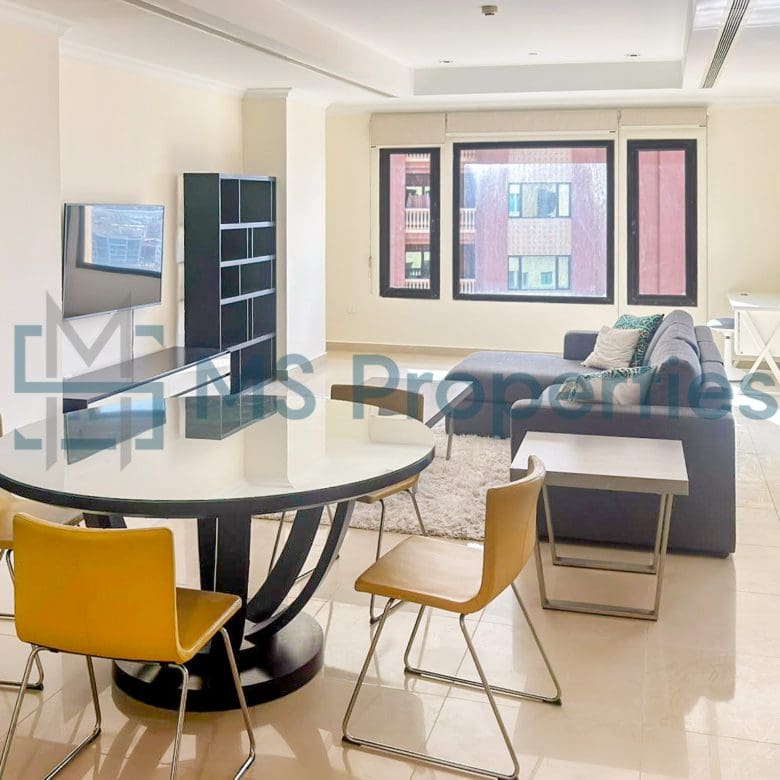 Classically Furnished 1BHK+Office with Balcony