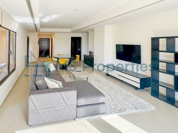 Classically Furnished 1BHK+Office with Balcony