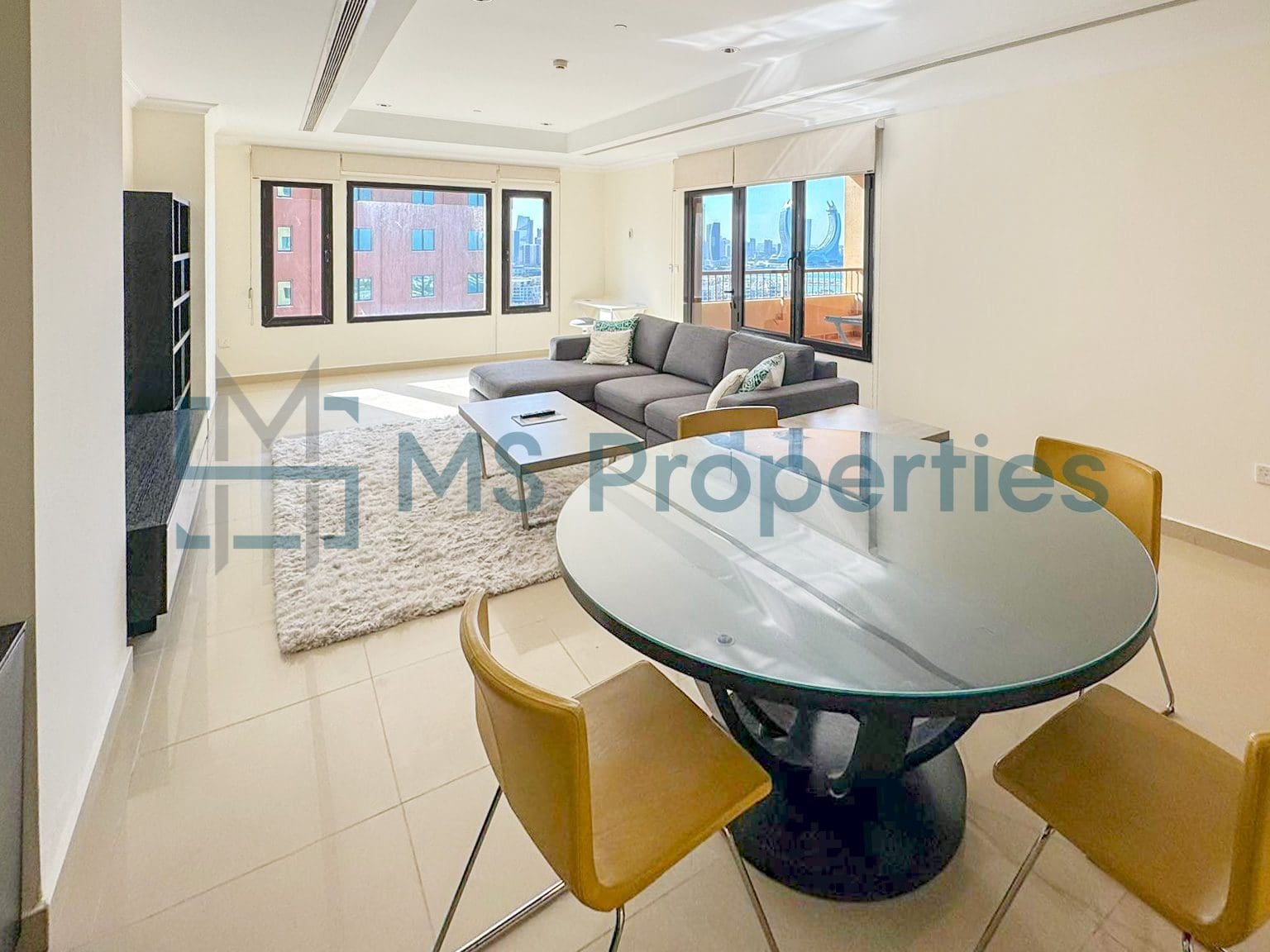 Classically Furnished 1BHK+Office with Balcony