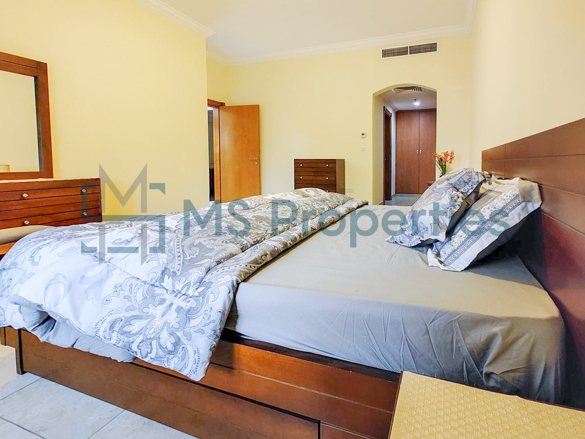 Classically Furnished 2BHK Apartment | Balcony View