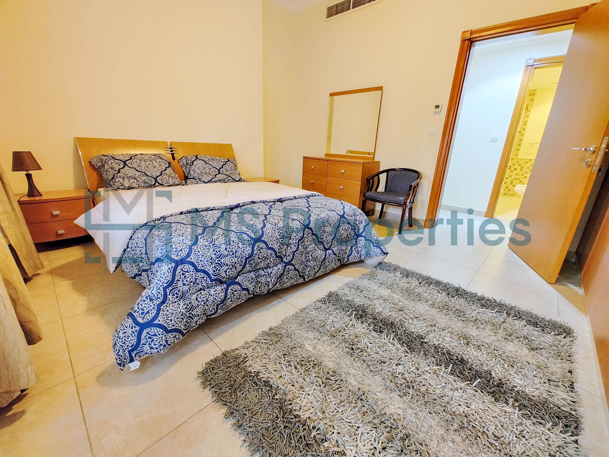 Classically Furnished 2BHK Apartment | Balcony View