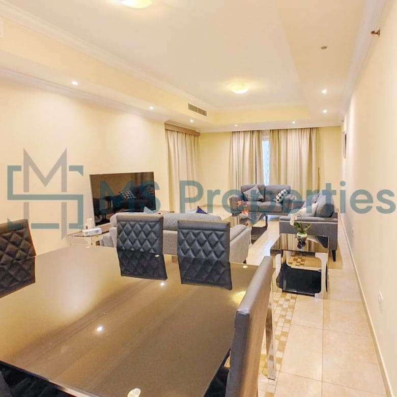 Classically Furnished 2BHK Apartment | Balcony View