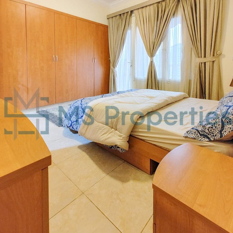 Classically Furnished 2BHK Apartment | Balcony View