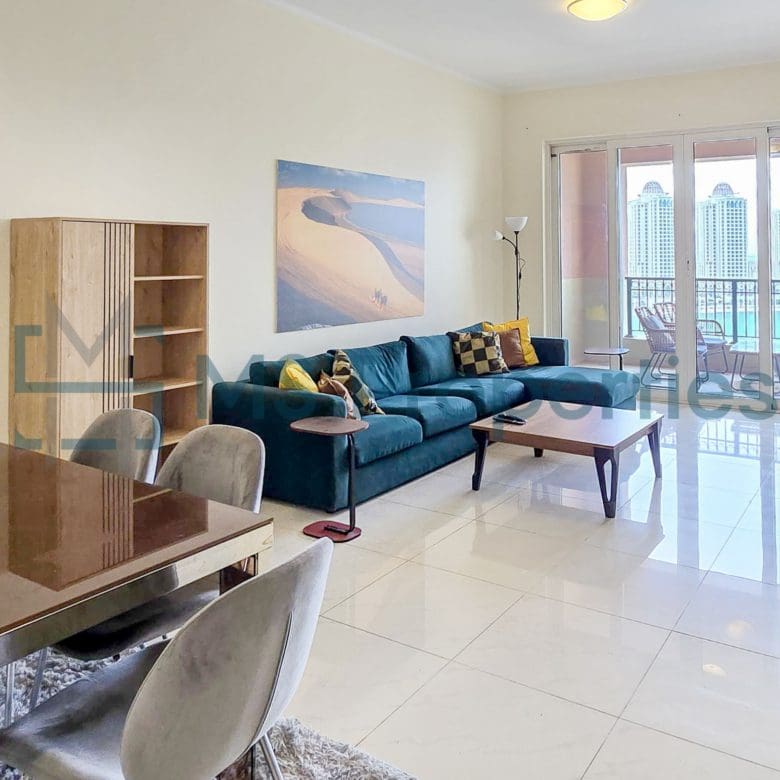 Bright and Clean 1BHK Flat with Amazing Marina View