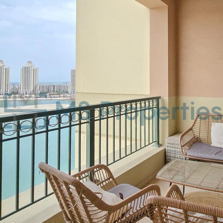 Spacious 1BHK Apartment with Marina View Balcony