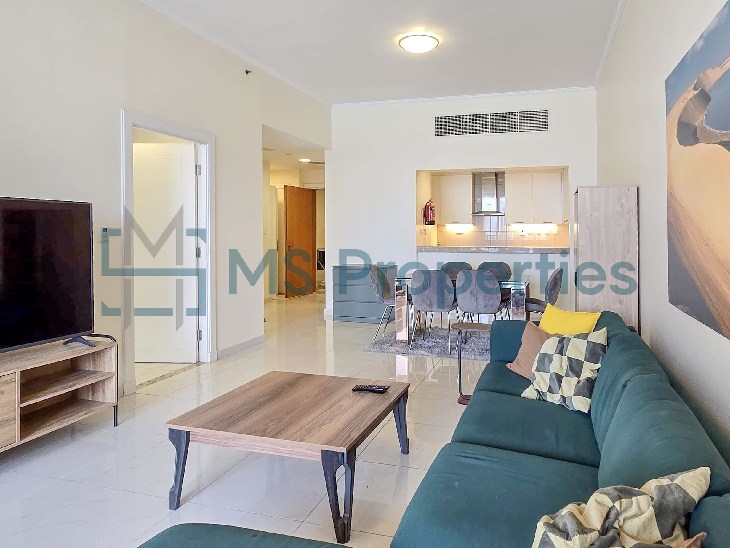 Spacious 1BHK Apartment with Marina View Balcony