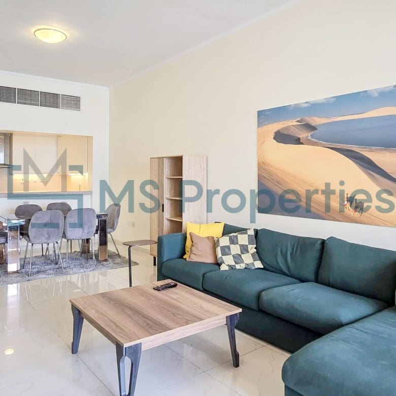 Spacious 1BHK Apartment with Marina View Balcony