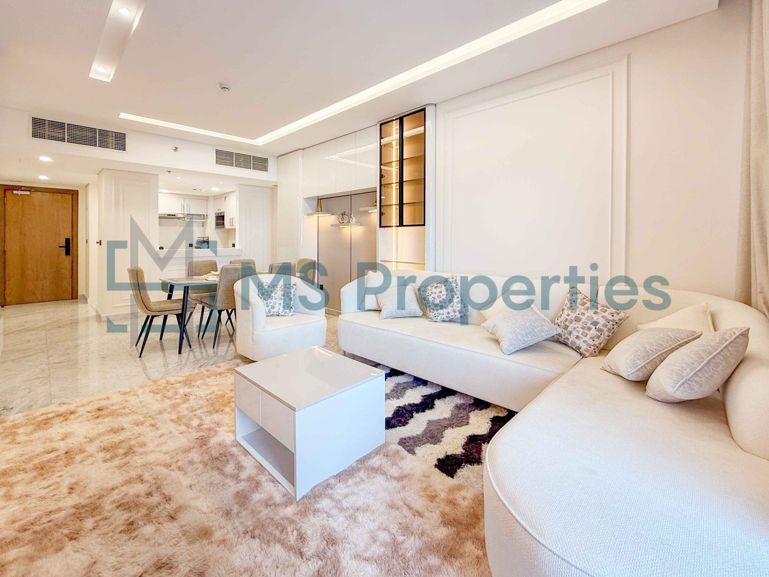 Luxuriously Furnished 2BHK+Maid Flat in the Heart of Lusail