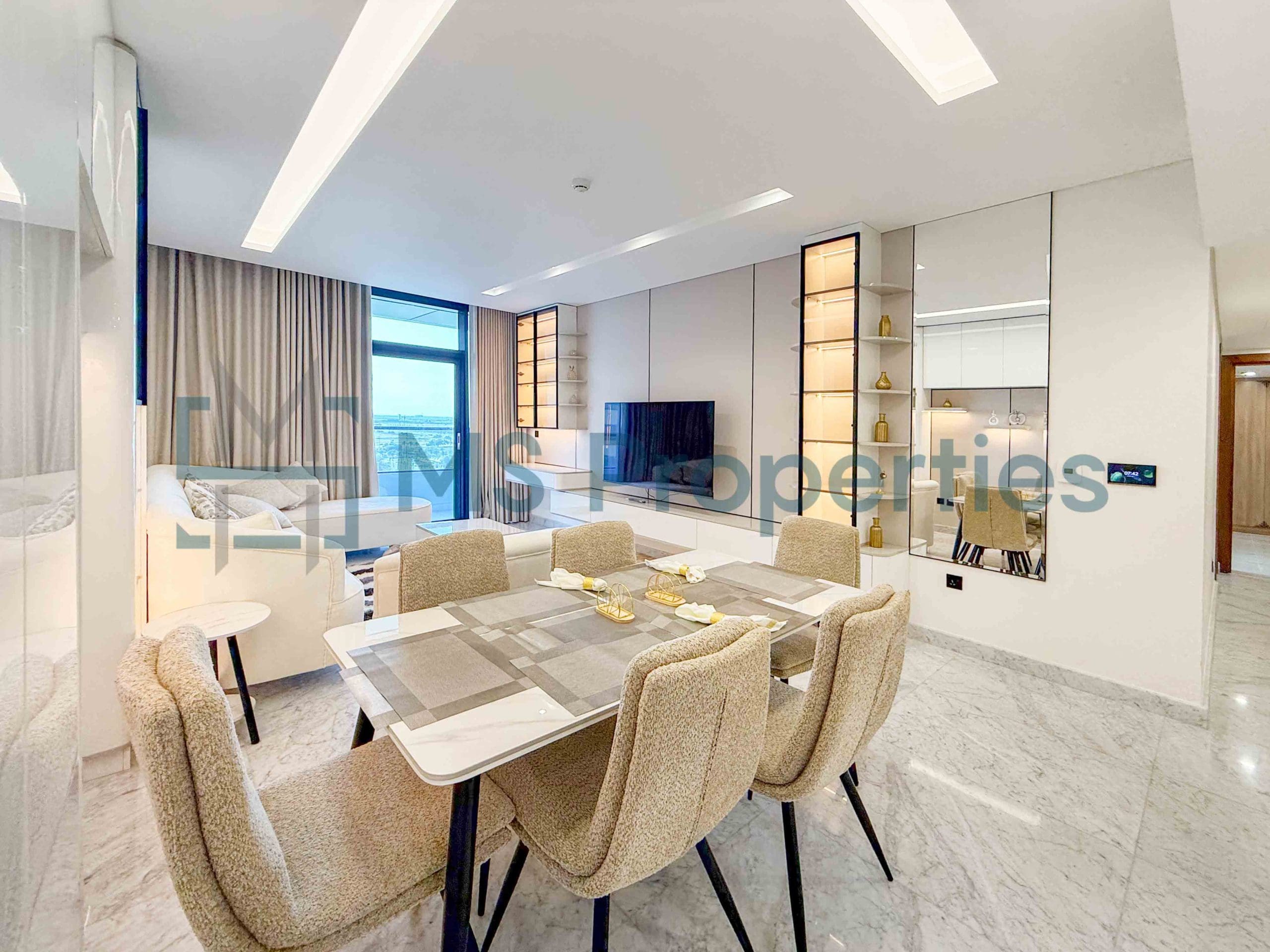 Luxuriously Furnished 2BHK+Maid Flat in the Heart of Lusail