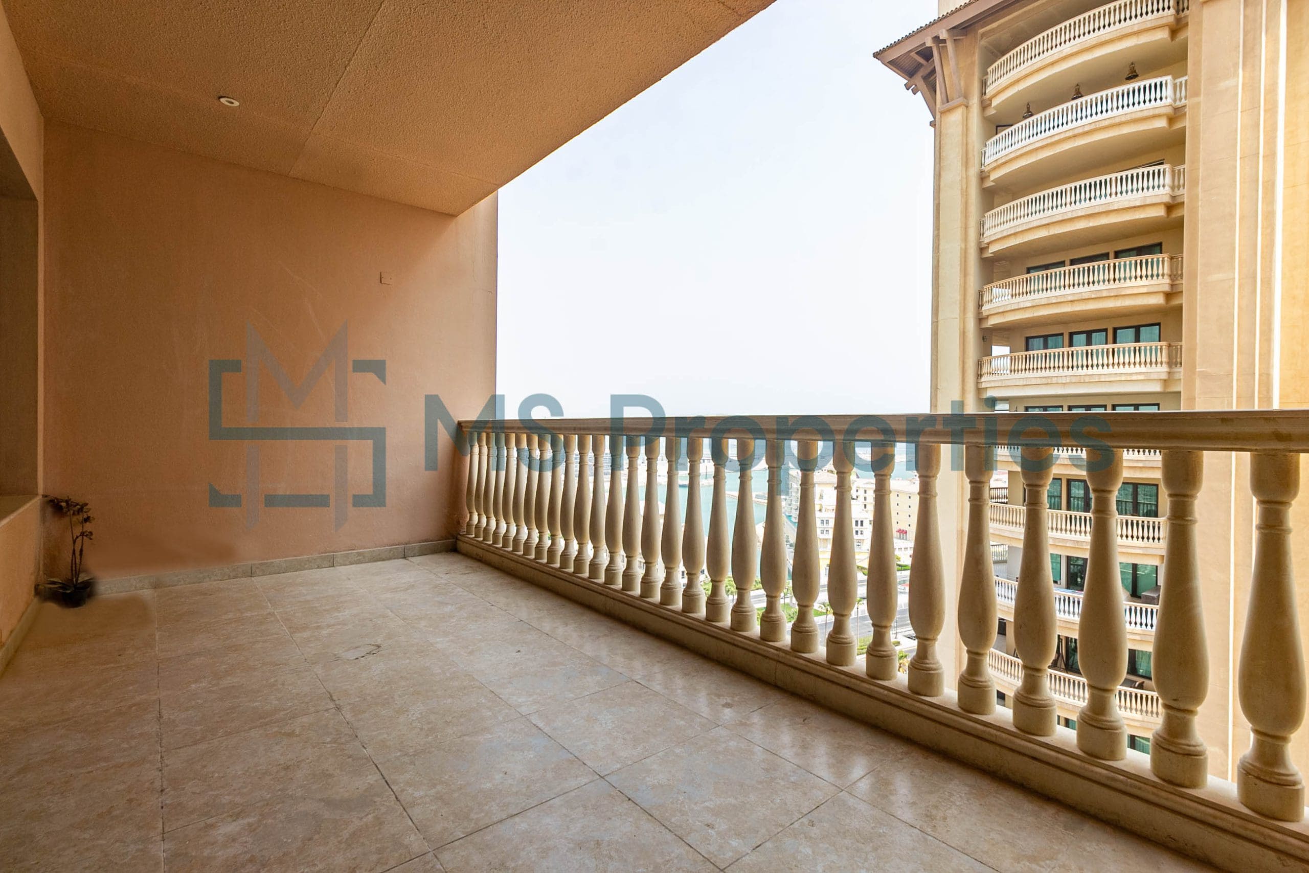 3BHK + MaidRoom Flat in Prime Area | Balcony View