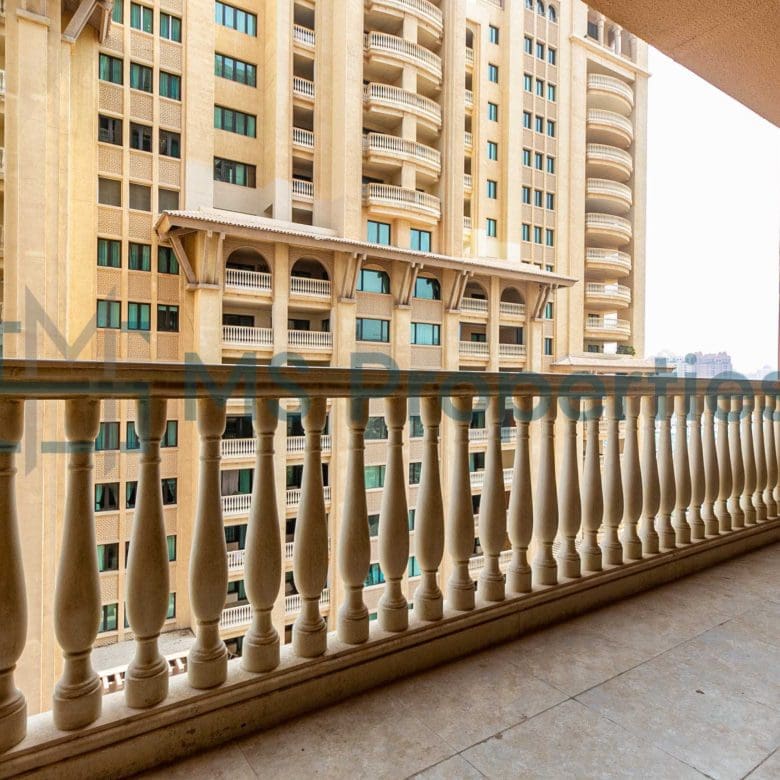 3BHK + MaidRoom Flat in Prime Area | Balcony View