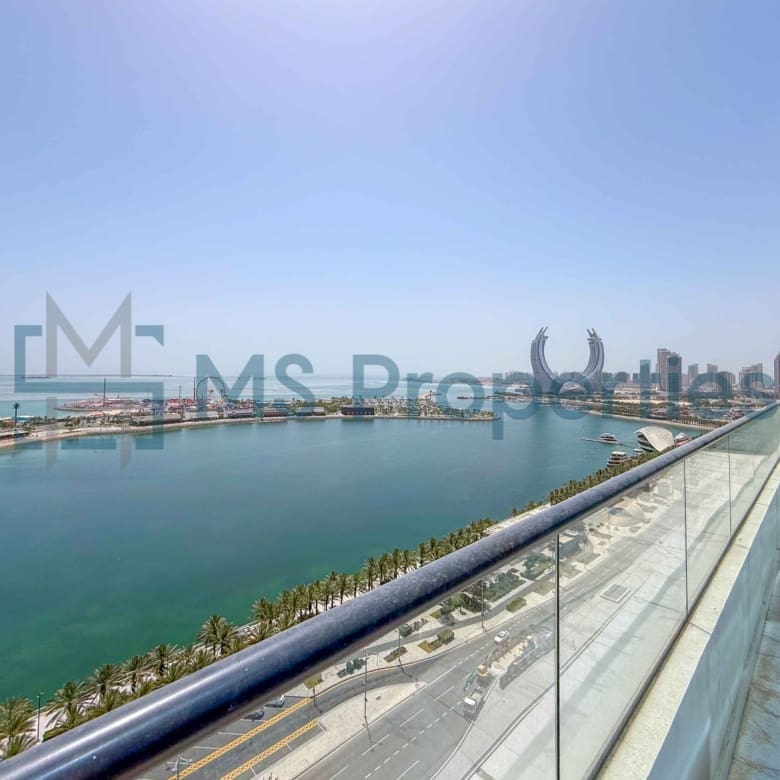 Top Floor 2BHK + Maid Room with Panoramic Balcony View
