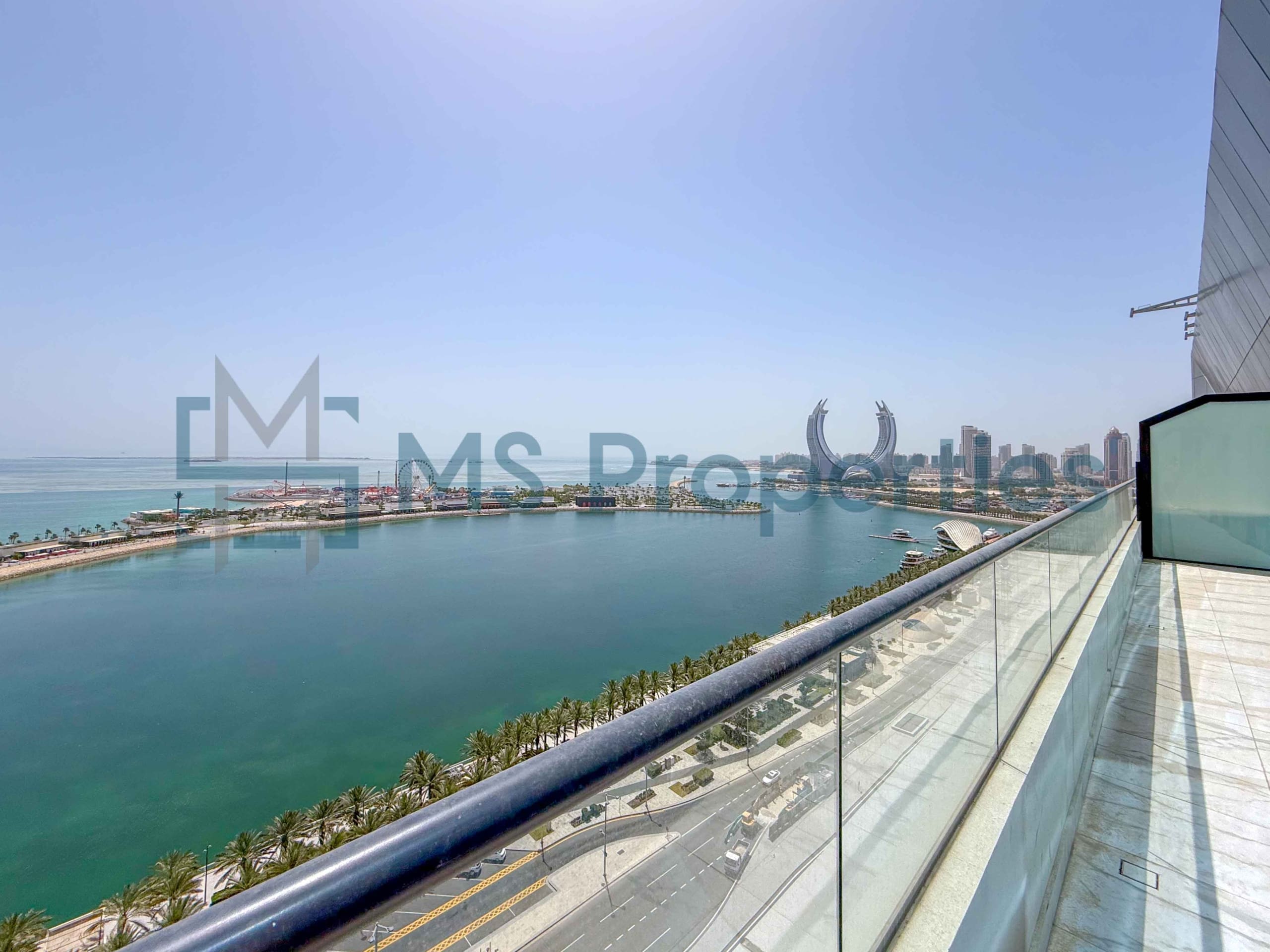 Top Floor 2BHK + Maid Room with Panoramic Balcony View