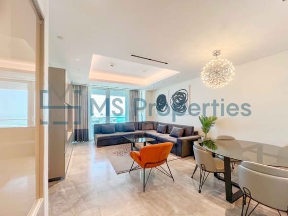 Elegant 1BHK Apartment | Furnished + Balcony w/ Sea View