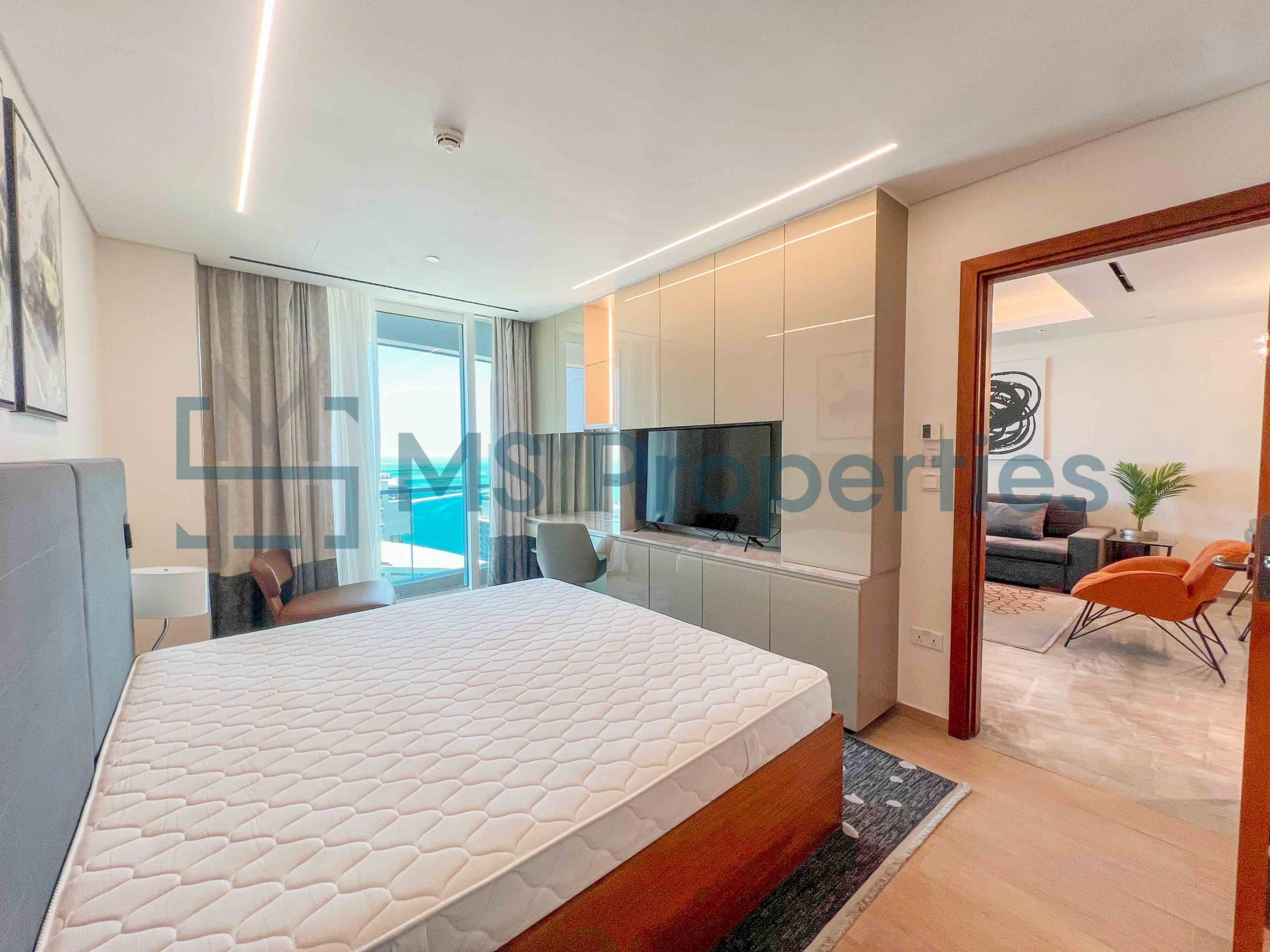 Elegant 1BHK Apartment | Furnished + Balcony w/ Sea View