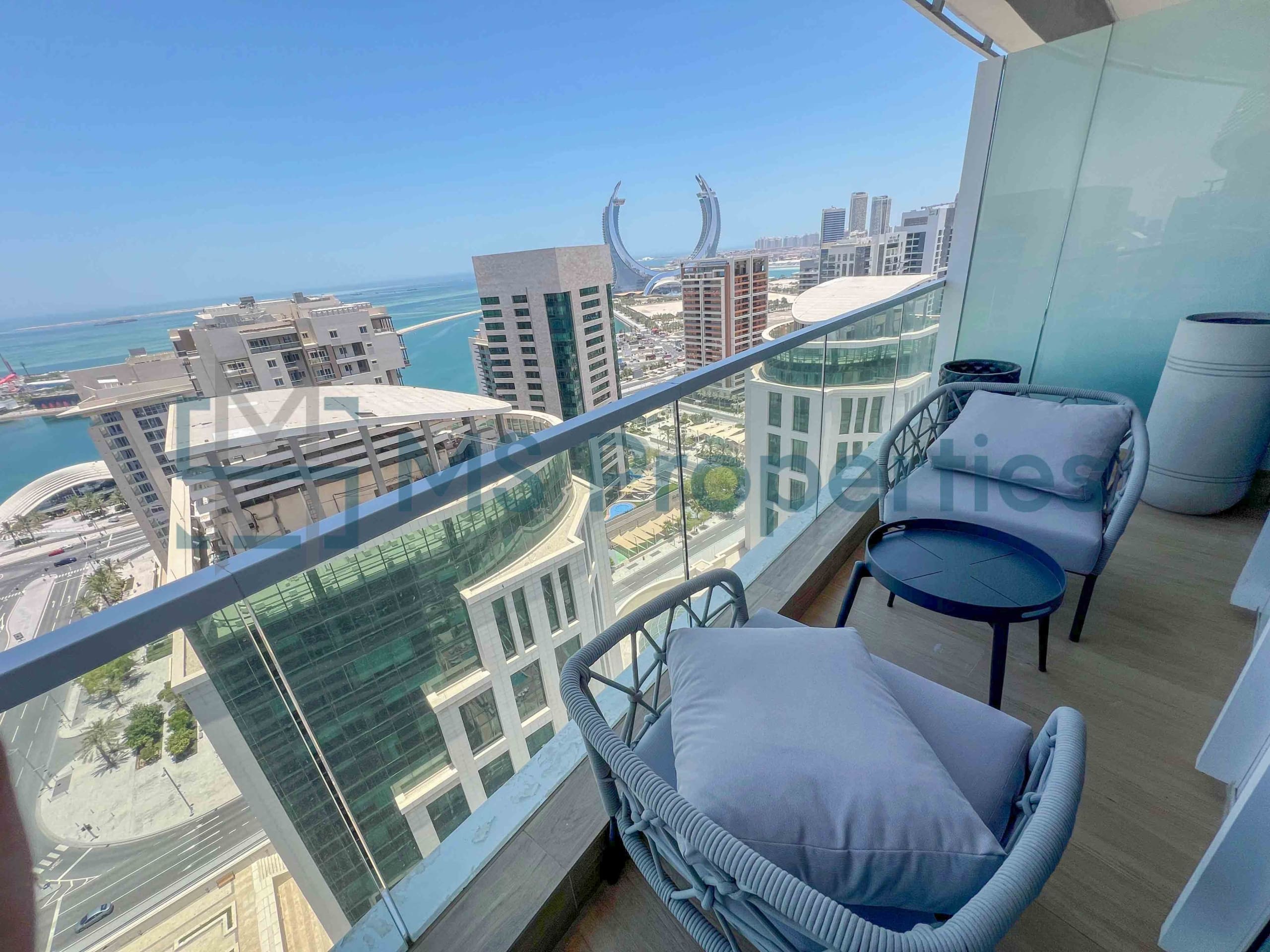 Elegant 1BHK Apartment | Furnished + Balcony w/ Sea View