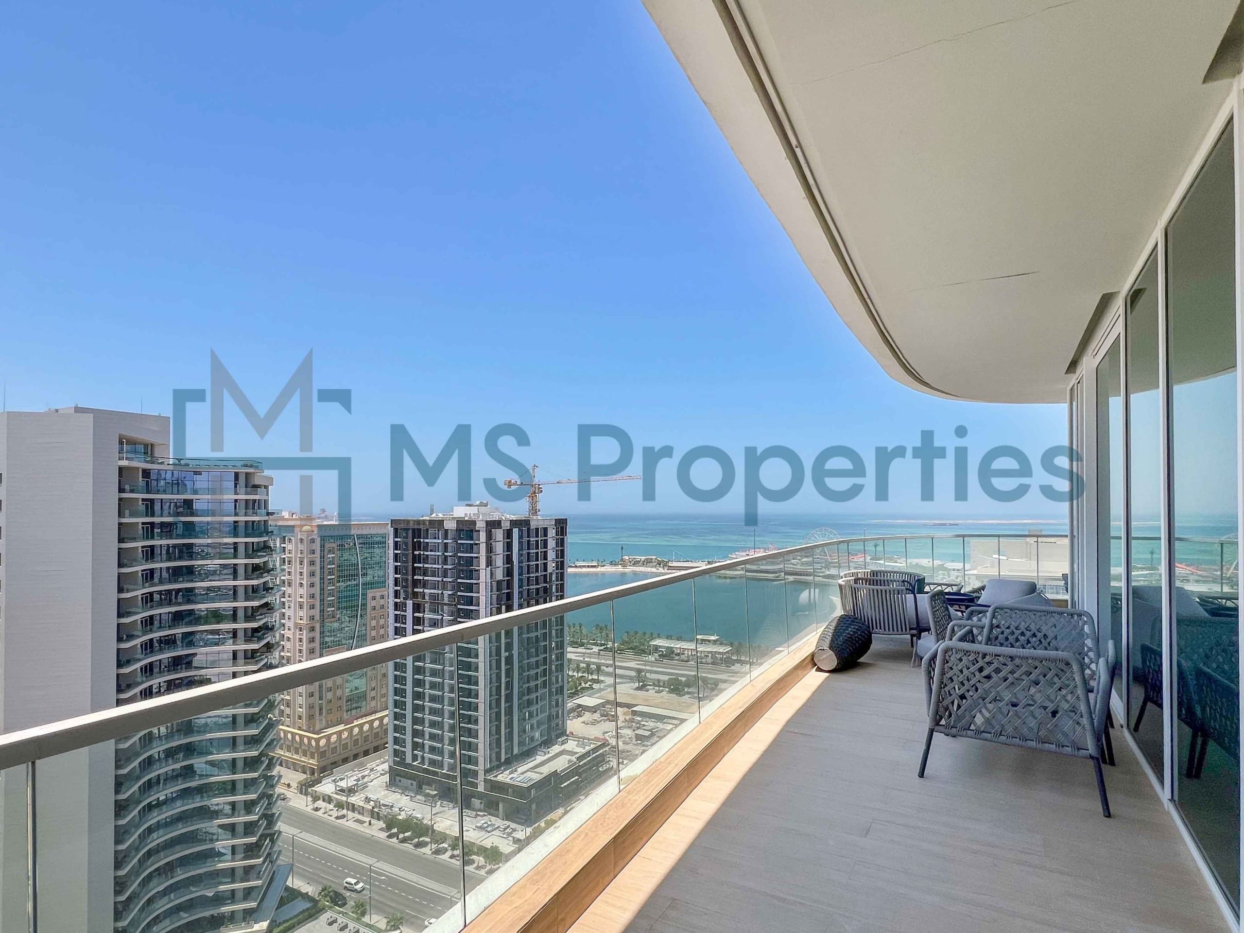 Premium Furnished 2BHK with Sea view Balcony | + Qcool