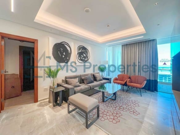 Premium Furnished 2BHK with Sea view Balcony | + Qcool