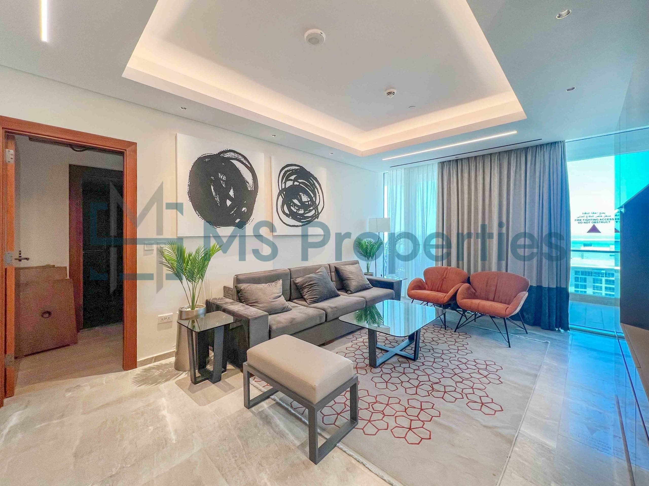 LusailRes_2BHK_-7 Premium Furnished 2BHK with Sea view Balcony | + Qcool