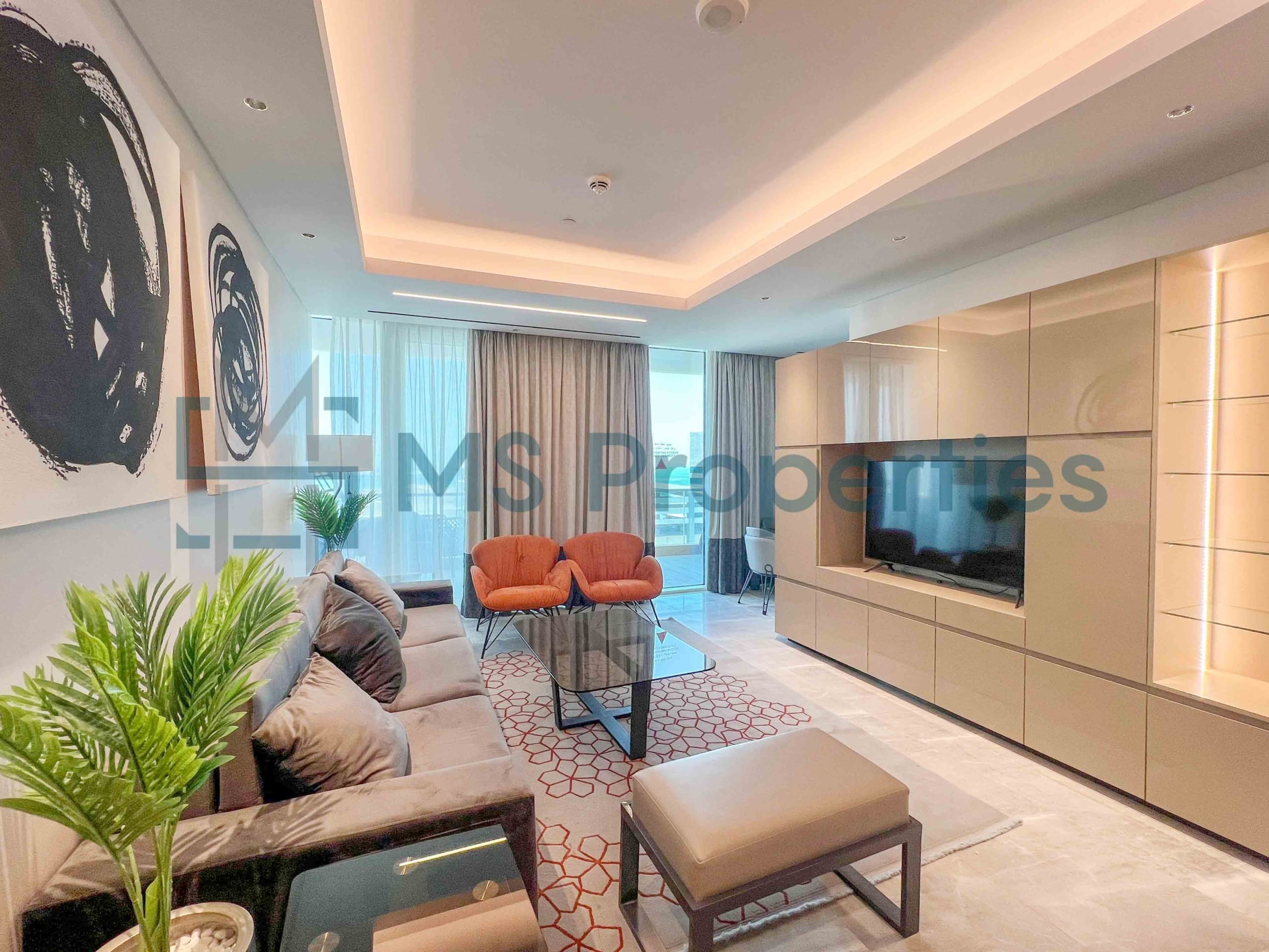 Premium Furnished 2BHK with Sea view Balcony | + Qcool