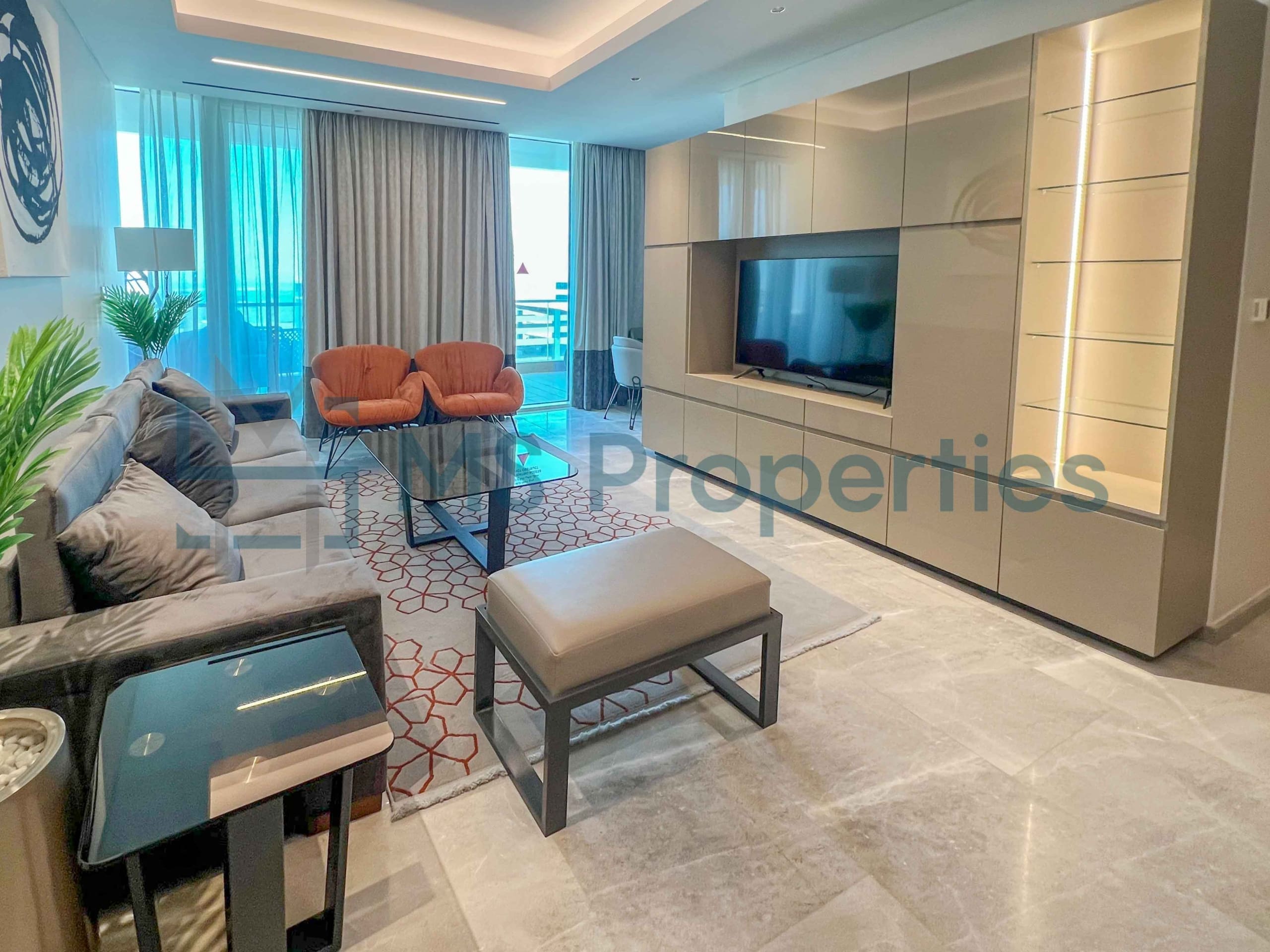 Premium Furnished 2BHK with Sea view Balcony | + Qcool
