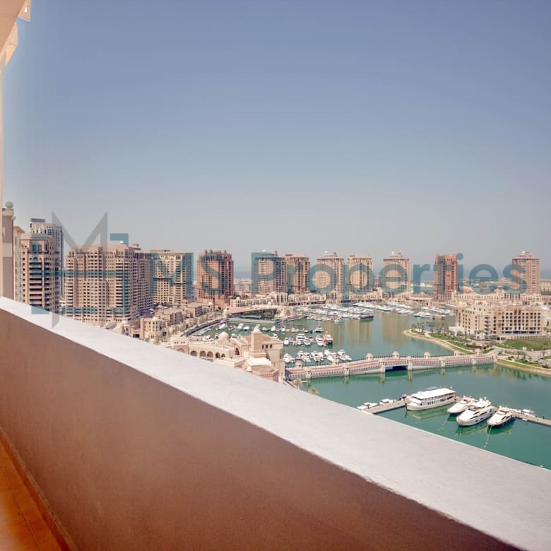Bright & Spacious 3BHK + Maid Room w/ Balcony Marina View