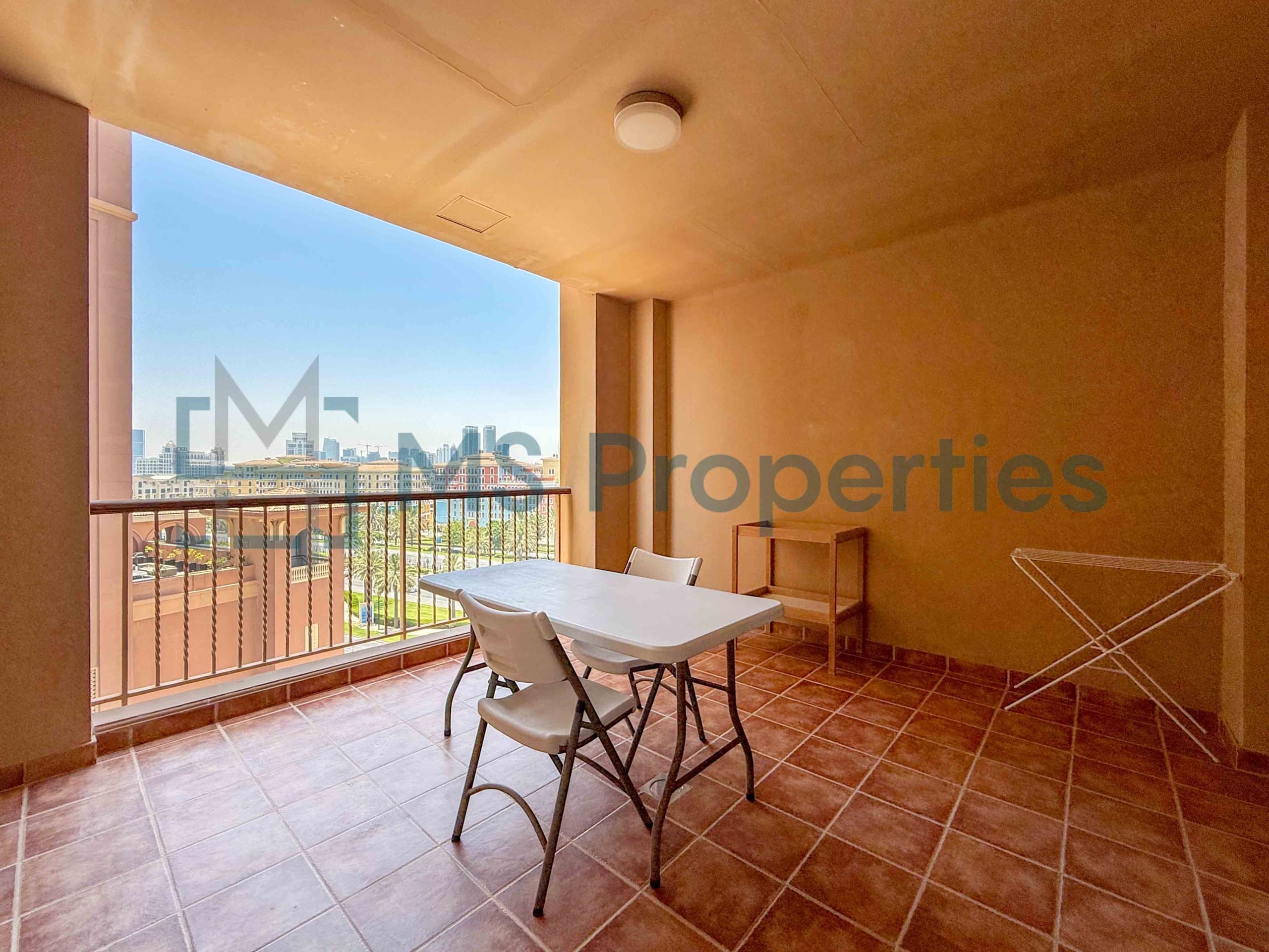 Modern | 1BHK Apartment with Great Balcony