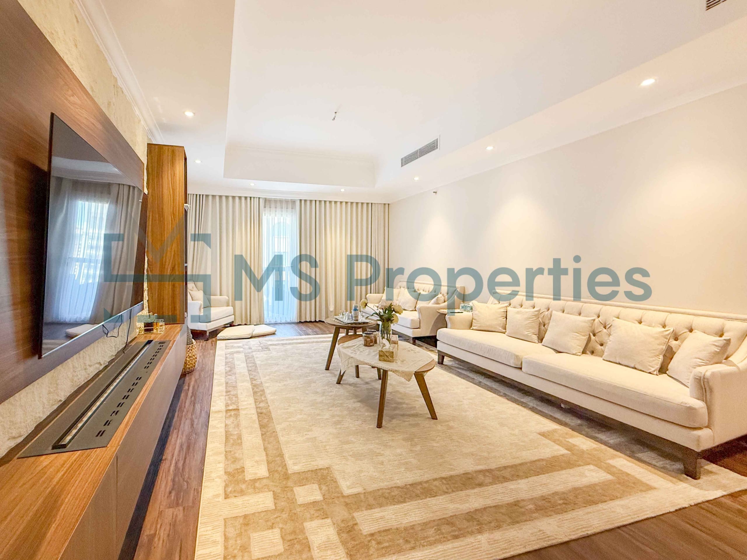 Classically Furnished 2BHK w/ Balcony | Q Cool Included