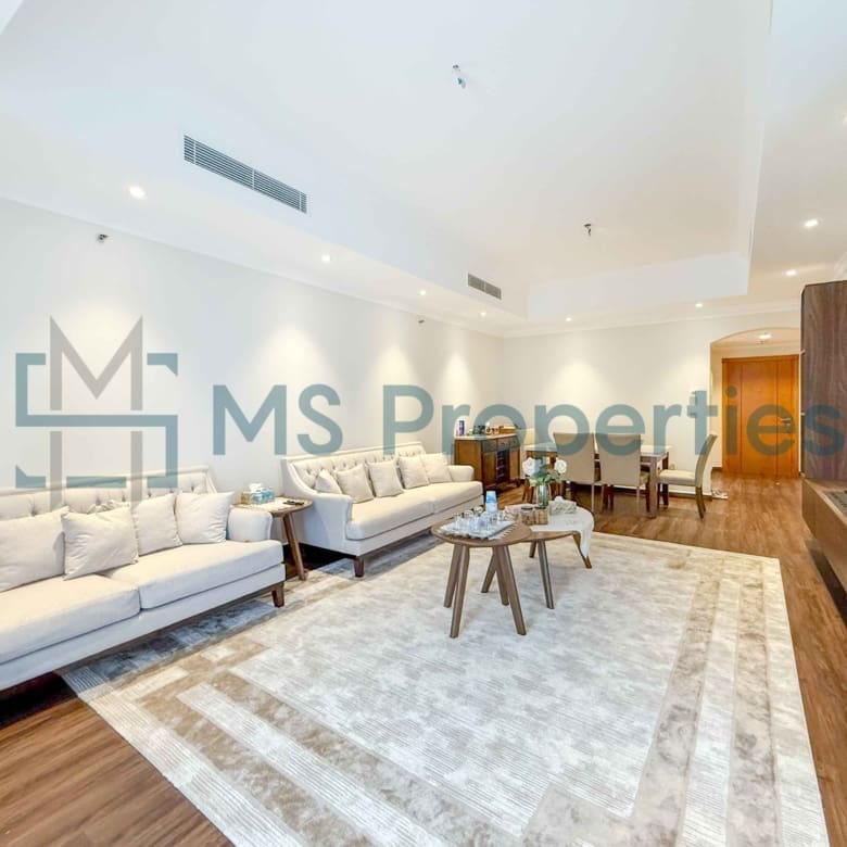 Classically Furnished 2BHK w/ Balcony | Q Cool Included