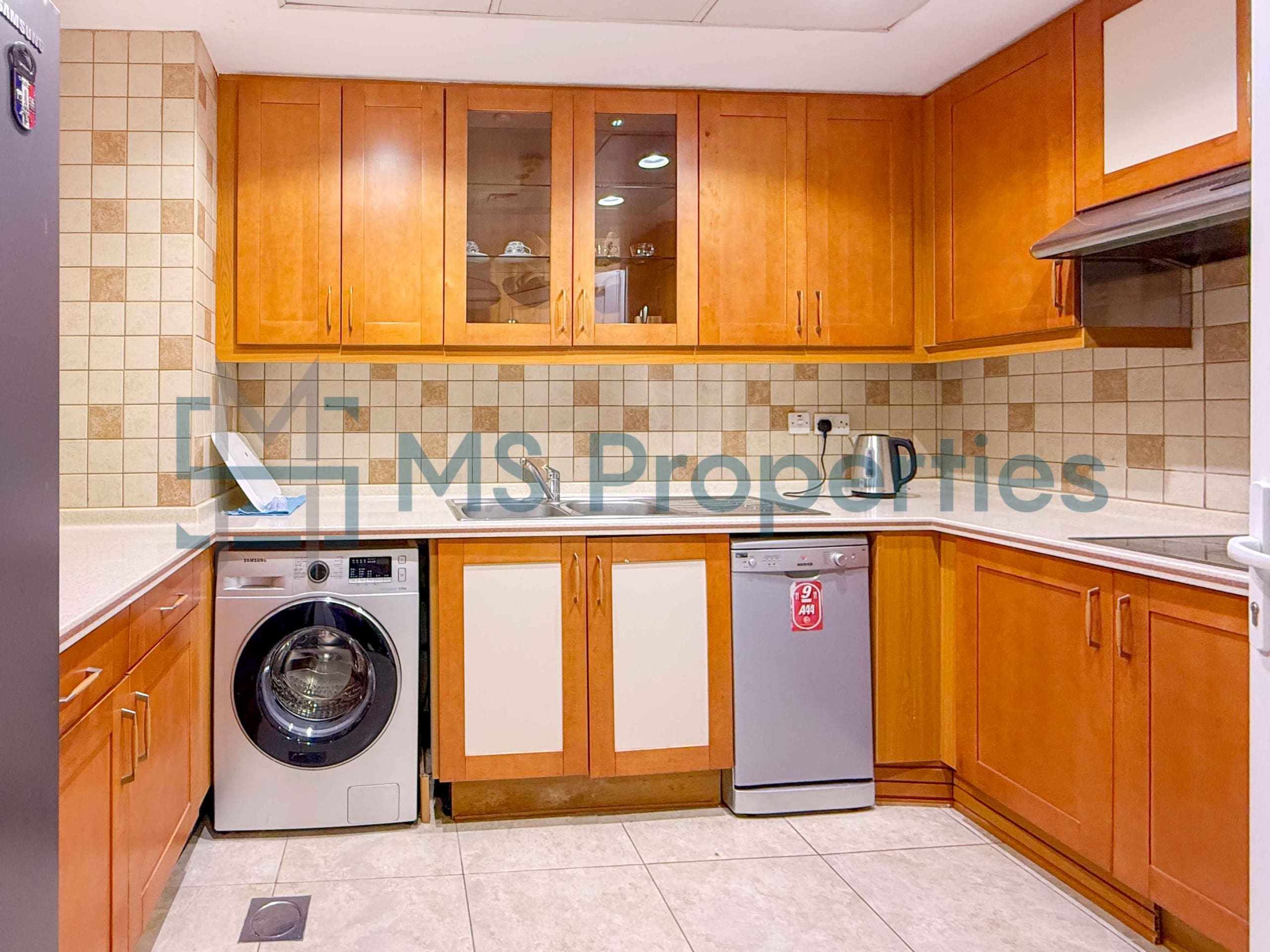 Classically Furnished 2BHK w/ Balcony | Q Cool Included