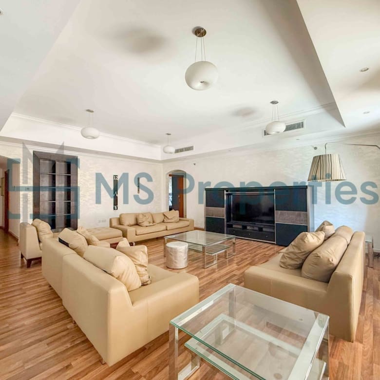 Bright & Spacious 3BHK + Maid | Furnished | Balcony View