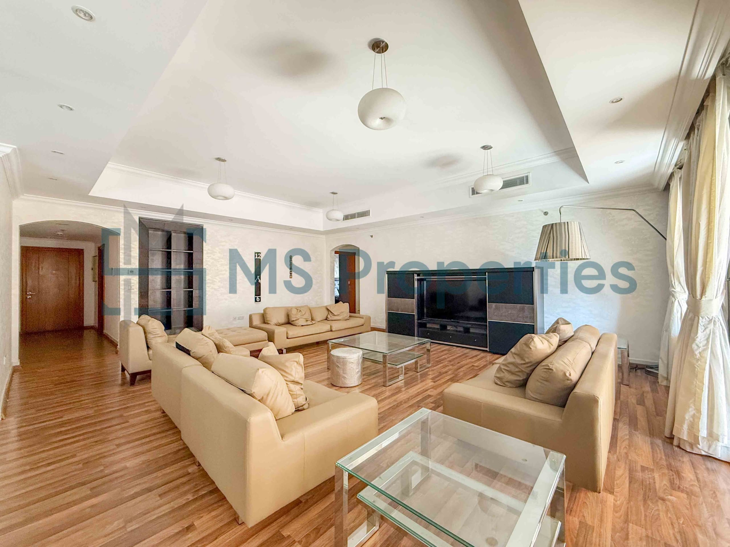 T9_1207_-4 Bright & Spacious 3BHK + Maid | Furnished | Balcony View