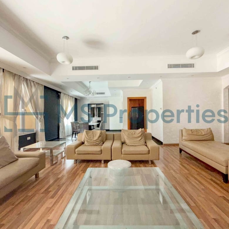 Bright & Spacious 3BHK + Maid | Furnished | Balcony View