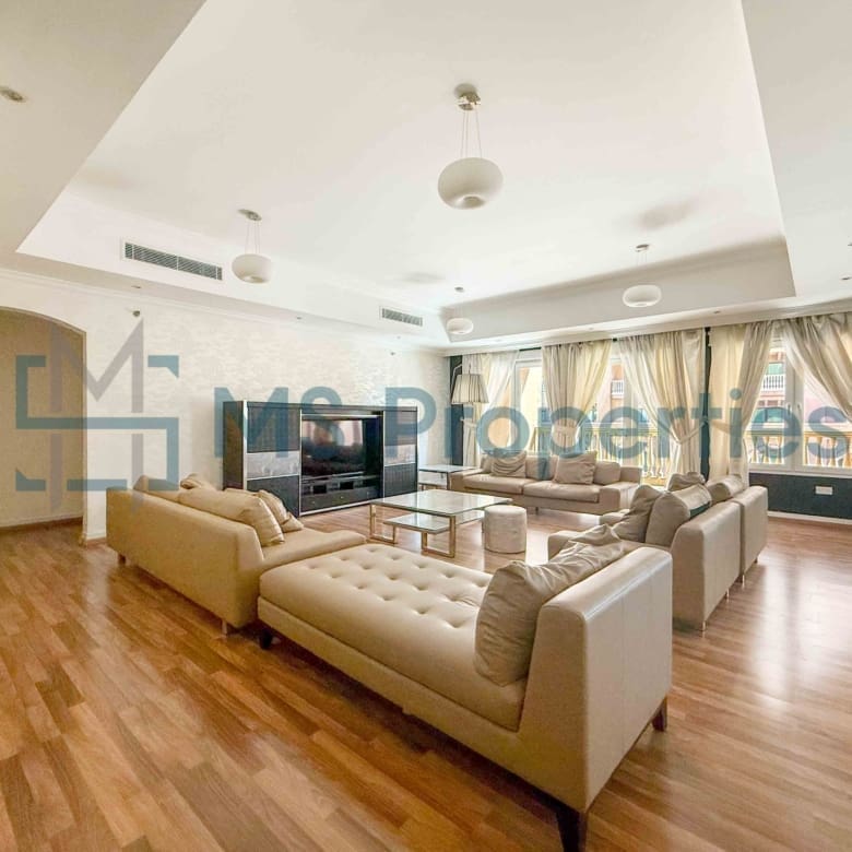 Bright & Spacious 3BHK + Maid | Furnished | Balcony View