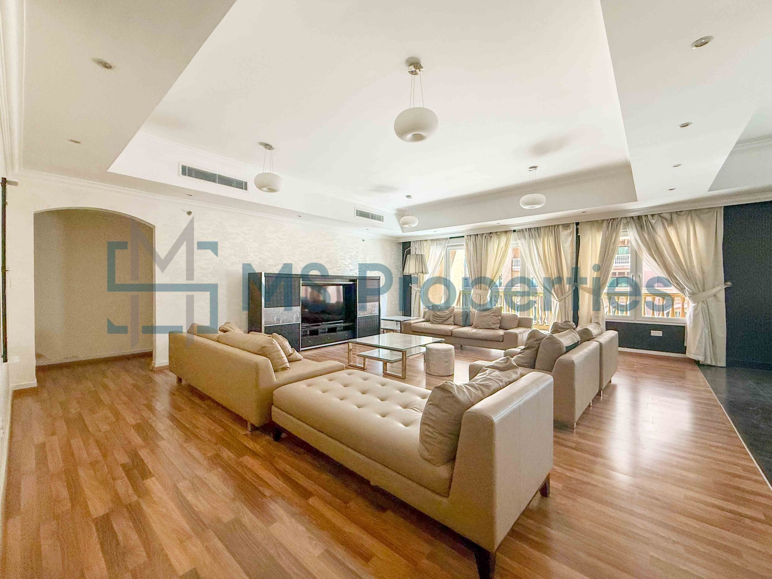 Bright & Spacious 3BHK + Maid | Furnished | Balcony View