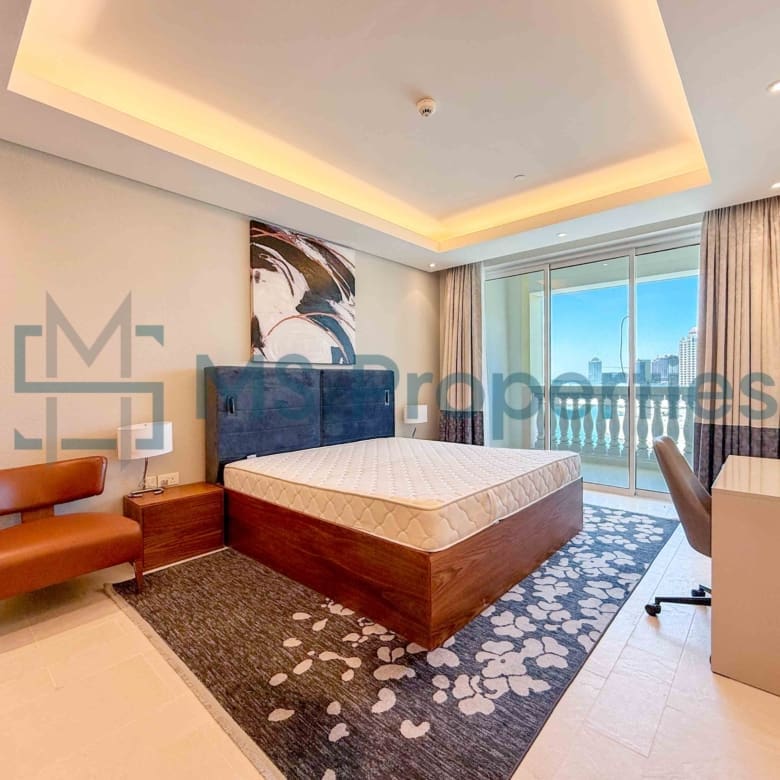 Beautiful Furnished 1BHK Apartment | Balcony | Marina View