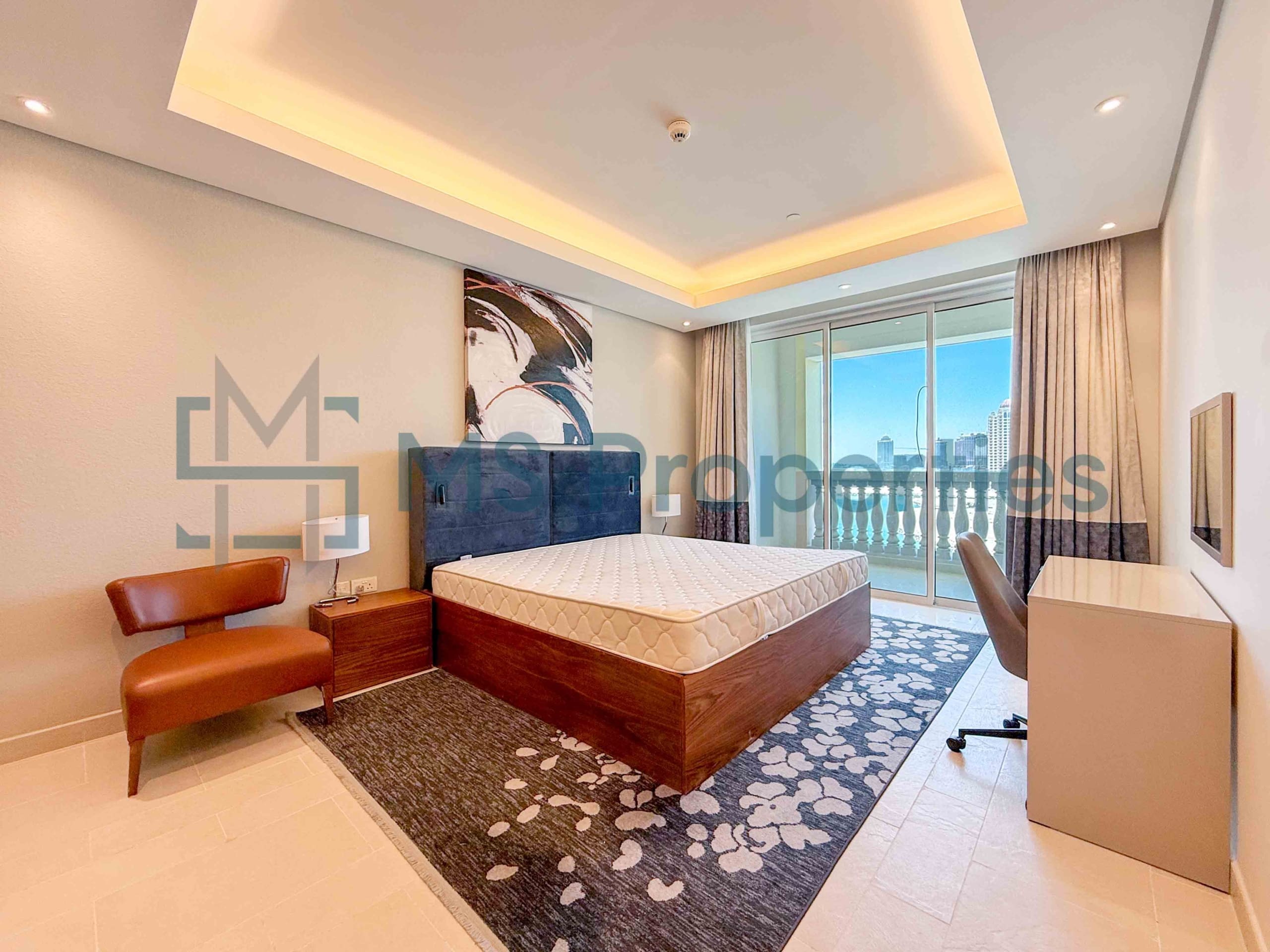 Beautiful Furnished 1BHK Apartment | Balcony | Marina View
