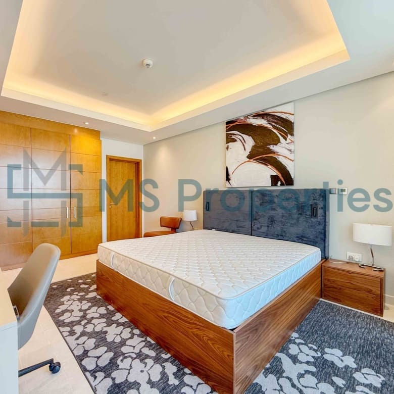 Beautiful Furnished 1BHK Apartment | Balcony | Marina View