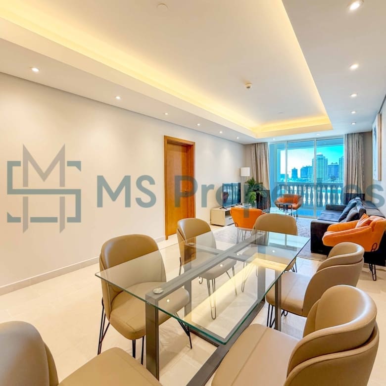 Beautiful Furnished 1BHK Apartment | Balcony | Marina View