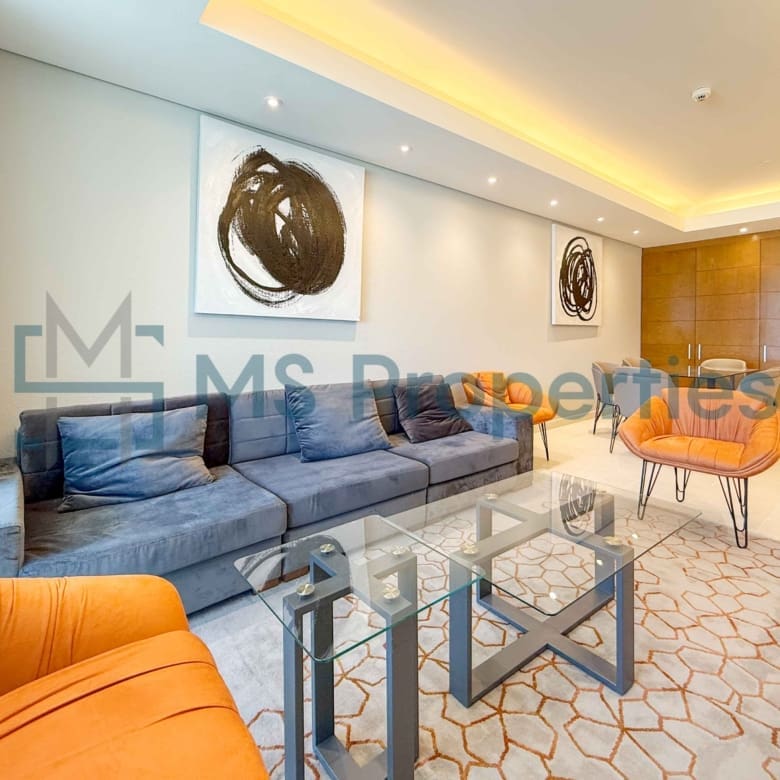 Beautiful Furnished 1BHK Apartment | Balcony | Marina View