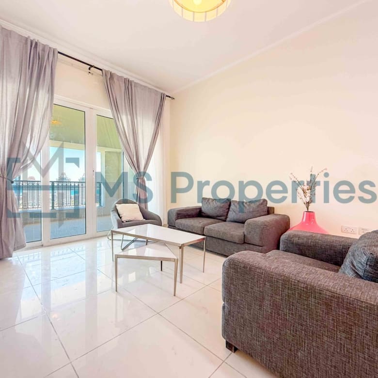 Beautiful 3BHK Flat | Furnished w/ Balcony Relaxing Sea View