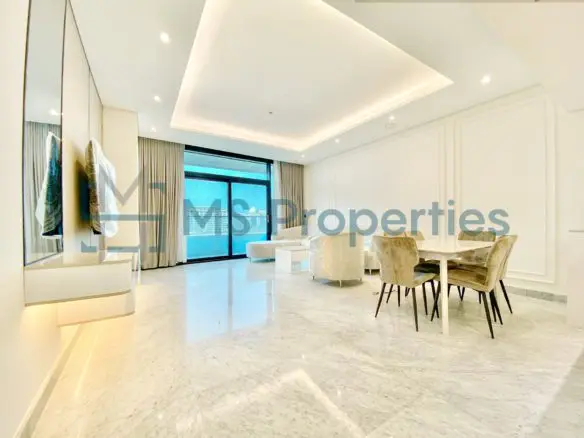 2 BHK + Maid Flat Furnished with Amazing Balcony View