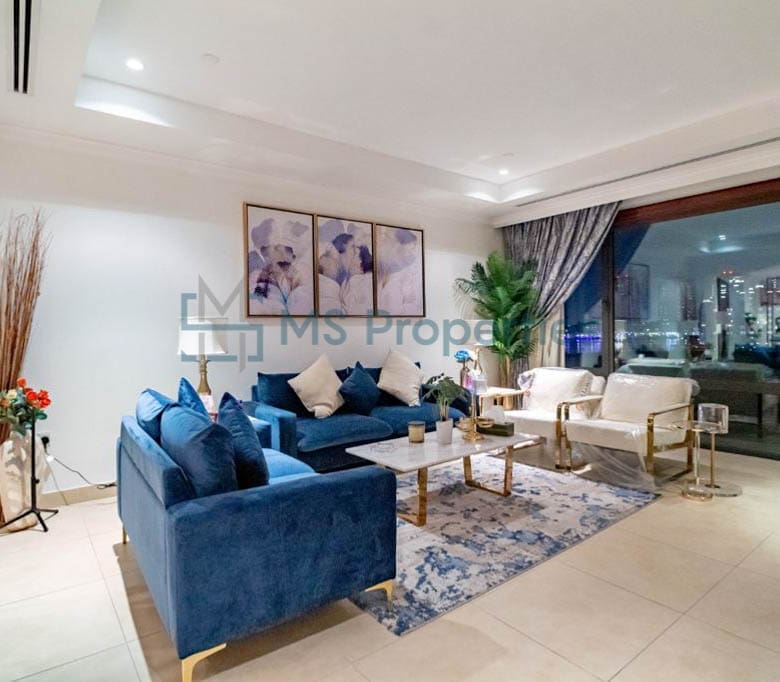 Bills Included | 2BR Furnished | Balcony Overlooking Marina