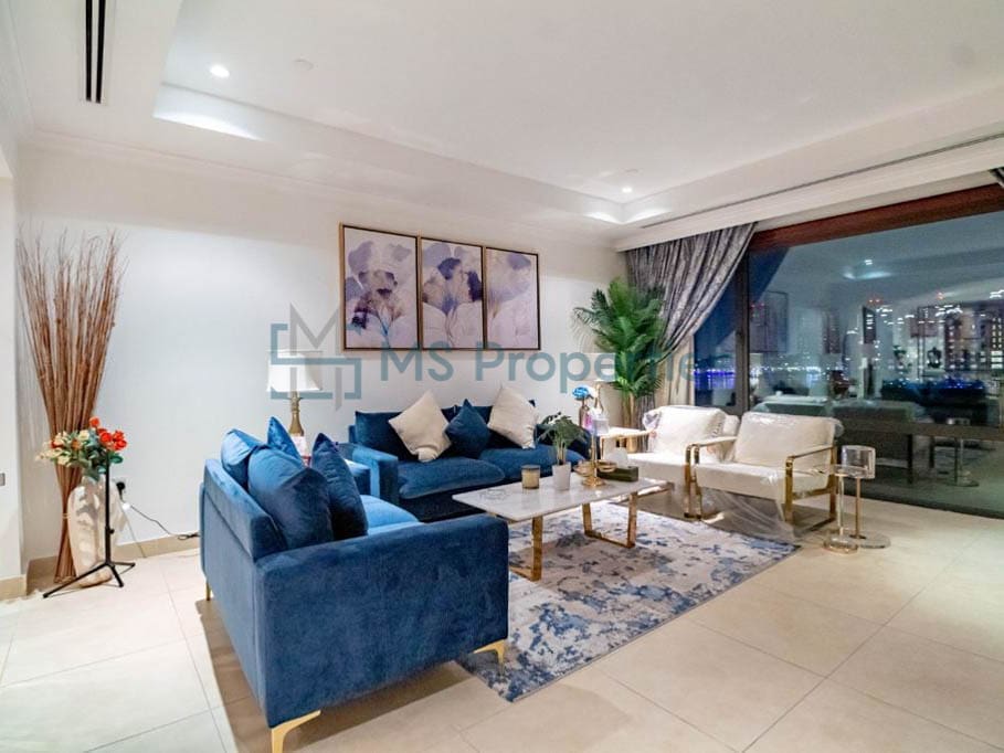 Bills Included | 2BR Furnished | Balcony Overlooking Marina