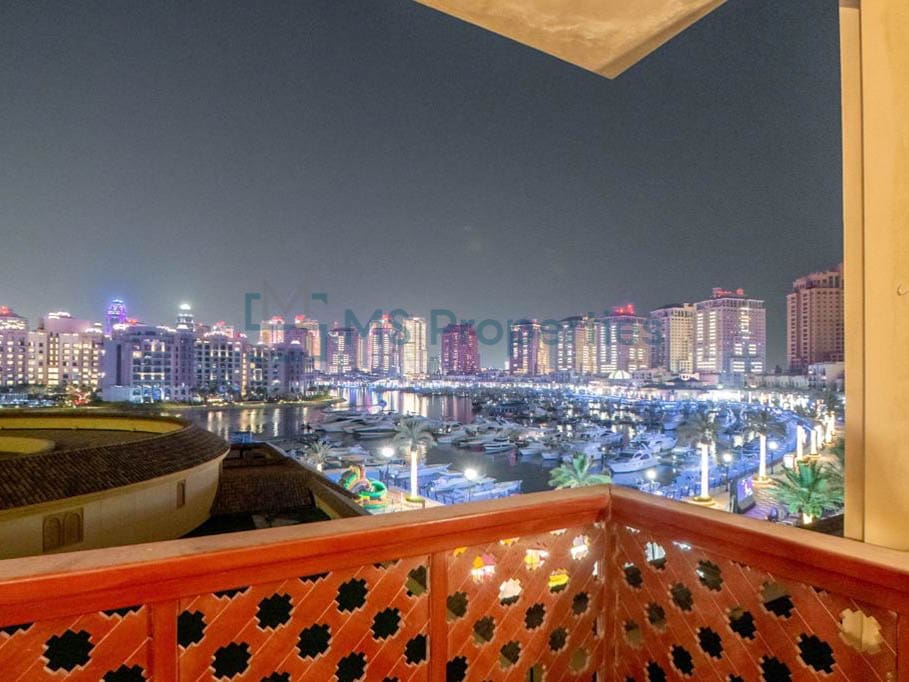 Bills Included | 2BR Furnished | Balcony Overlooking Marina