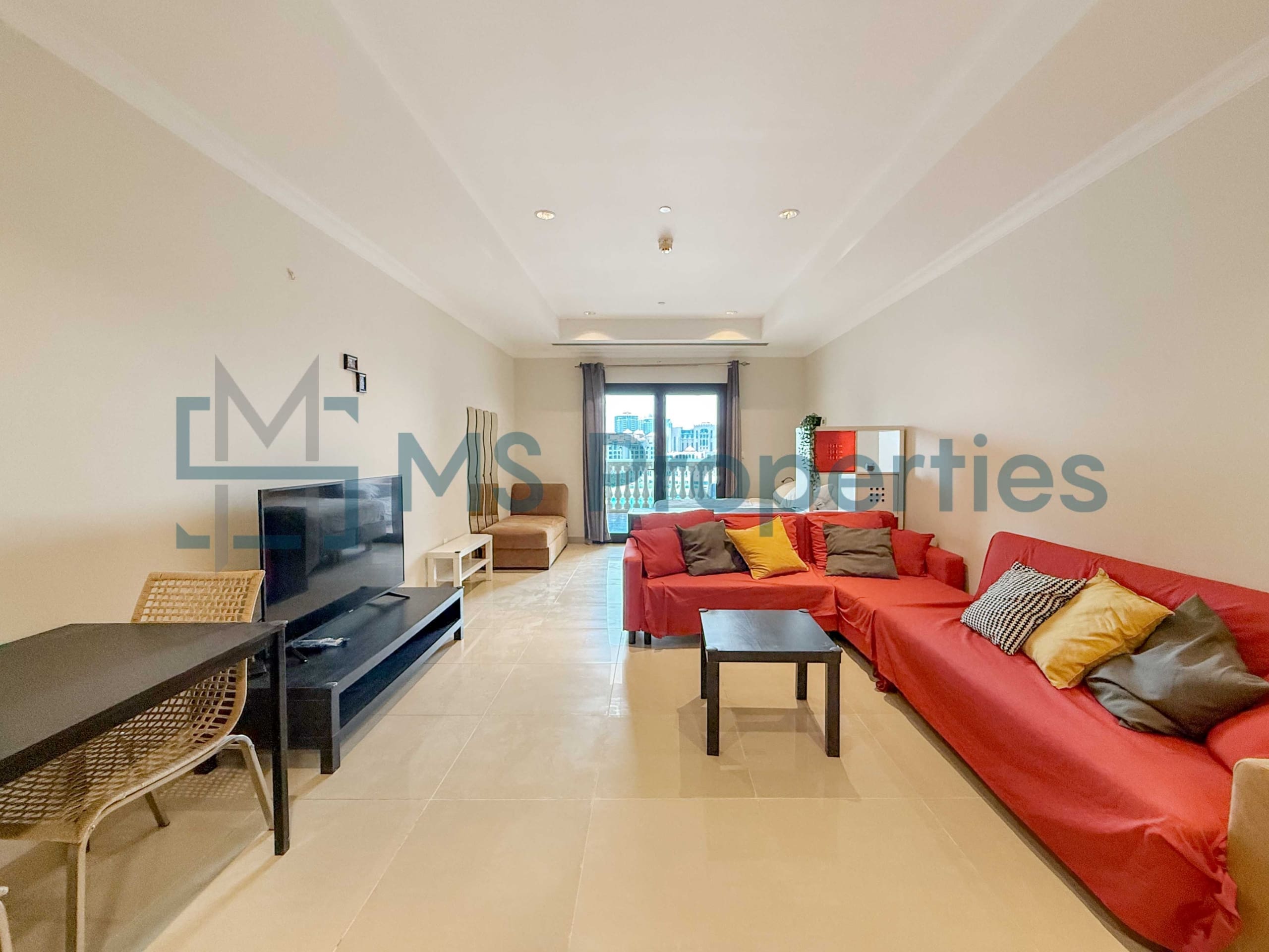 Charming Studio Furnished | Perfect Balcony Marina View